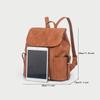 Casual Backpack for Women Korean Style Trendy Leather Backpack Fashion Student School Bag Travel Bag Laptop Bag for Women