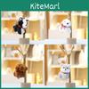 Soft Short Pile Plush Dog Keychain Toy For Girls Gift And Bag Ornament