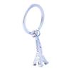 Paris Eiffel Tower Badminton Racket Keychain - Creative French Gift
