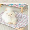 Breathable Pine Wood Rattan Woven Folding Pet Bed - Moisture-proof, Removable, Washable, Four Seasons Style.