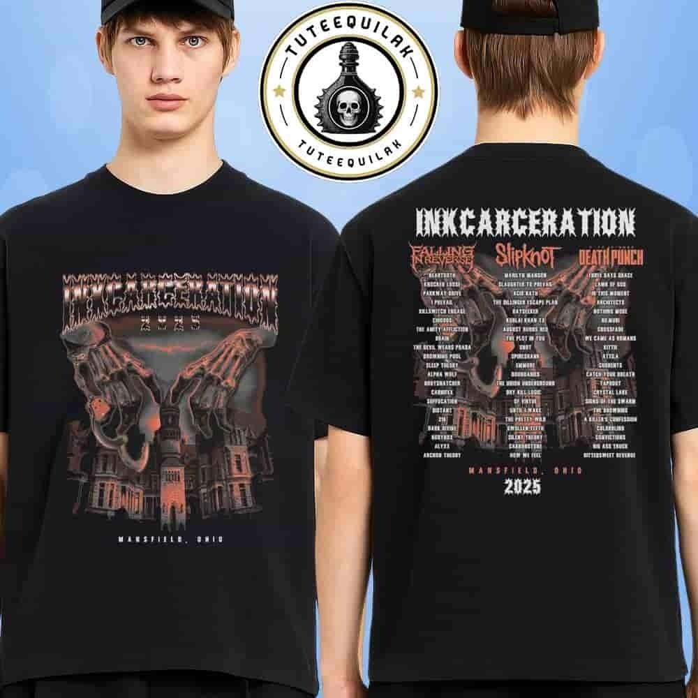 Inkcarceration Music And Tatto Festival 2025 T-Shirt S-5XL Unisex T-Shirt S