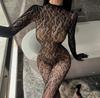 Sexy Fishnet Lingerie Set: Temptation Open Crotch Stockings for Women