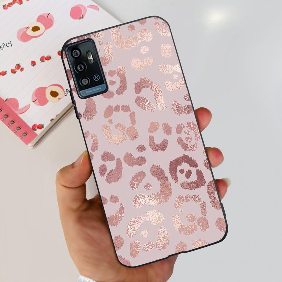 For ZTE Blade A71 6.52" Case Cartoon Dinosaur Football TPU Soft Silicone Cover For ZTE Blade A71 2021 A7030 Phone Cases Fundas