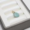 2PCS Faceted Design Gemstone Pendant Diamond Cut Faceted Crystal Pendant  For Earring Craft