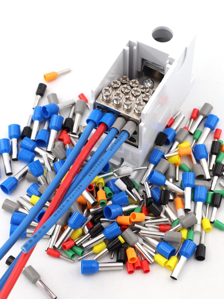 European Pin-Type Pre-Insulated Copper Ferrule Wire Connectors with Crimping Pliers