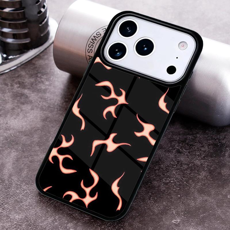 Cool Flame Colorful Pattern Phone Case For iPhone 17 16 15 14 13 12 11 Pro Max Plus 17Air Soft Silicone Cover