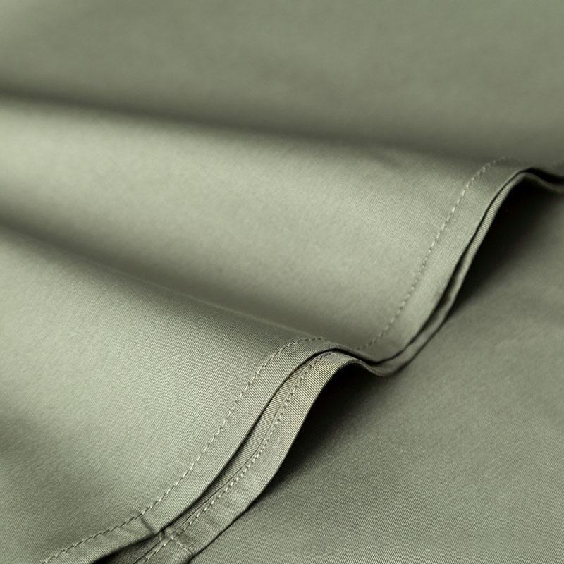 Hedvábná trička Stretch Cardigan Top s dlouhým rukávem Jednobarevné Pánské Košile Knoflík Péřové košile Běžné Muži Oblečení