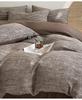 Luxury Cotton Yarn-Dyed Duvet & Bedding Set - 4 Pieces, Light Wash, Fits 1.8 Bed