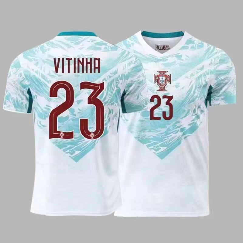 2026 World Cup Portugal Home and Away Jersey No. 7 Felix B Fei B Seat Football Jersey Fan Version