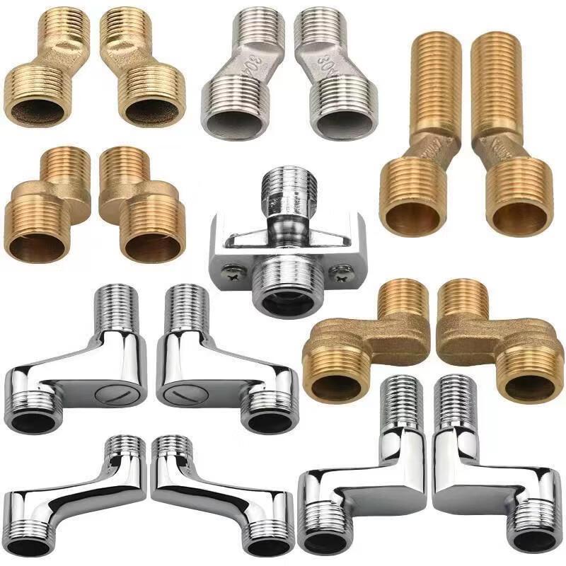 Lujing Universal Concealed Shower Eccentric Elbow Extension Connector