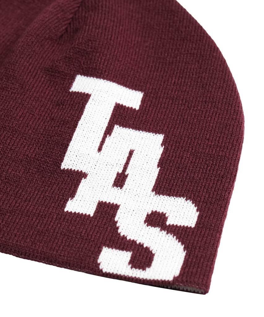 Diadeosaengchyueoli Entry Flat Logo Beanie (Wine)