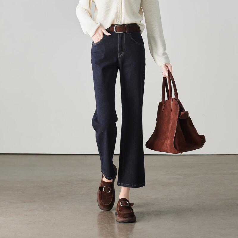 SOFSIL Женские джинсы-капри с высокой талией, зауженные книзу, весна 2026 30/XXL