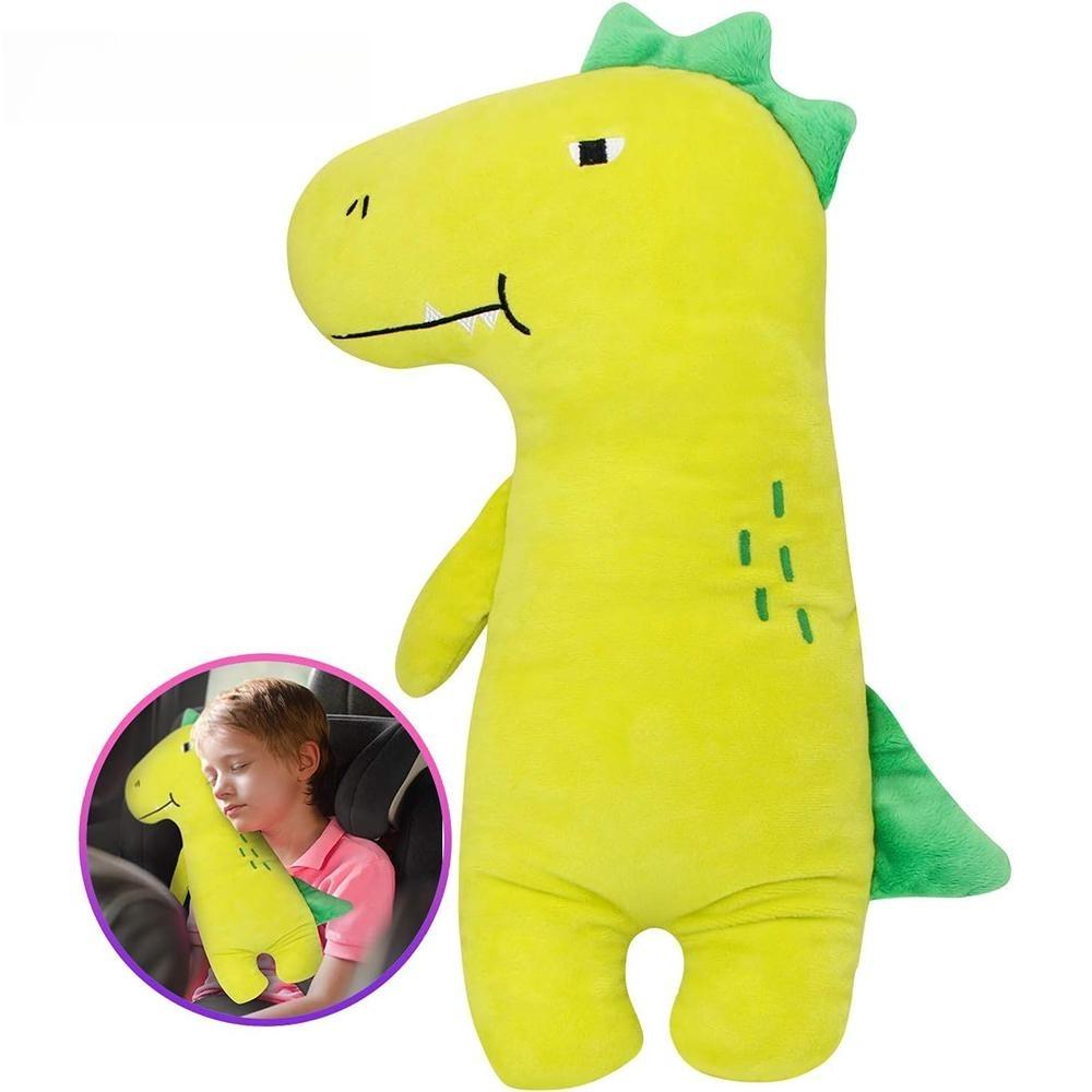 Roztomilá lama, žirafa, jednorožec, dinosaurus Cestovní polštář do auta, Polštářek na bezpečnostní pás do auta, Ramenní chrániče do vozidla, Ergonomický design, Pro dospělé a děti