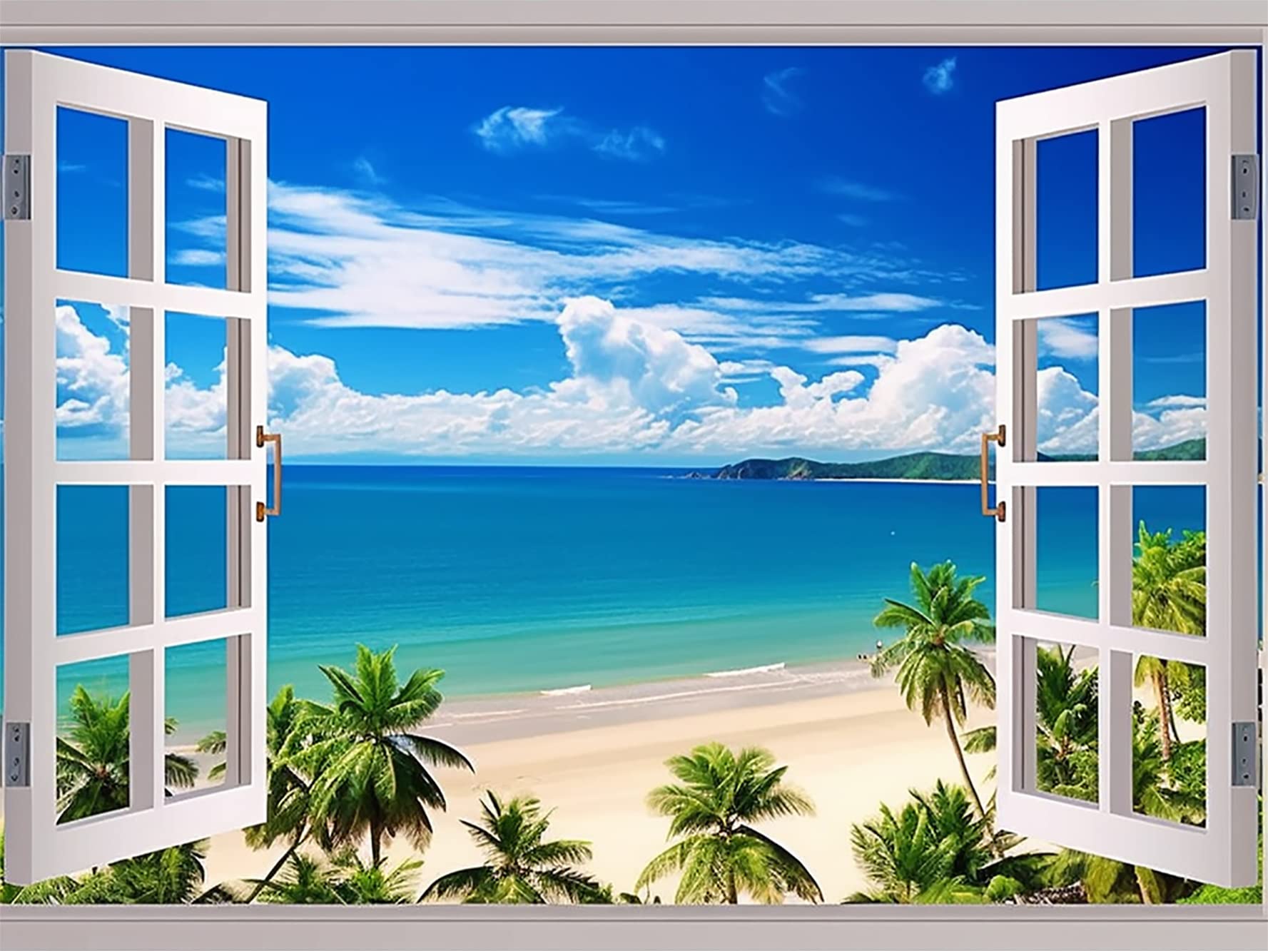 

Bimkole 5D Diamond Painting Kit Beach Seascape Full Drill Sky DIY Rhinestone Embroidery Paint Diamond Art by Number Kit Cross Stitch Home Wall