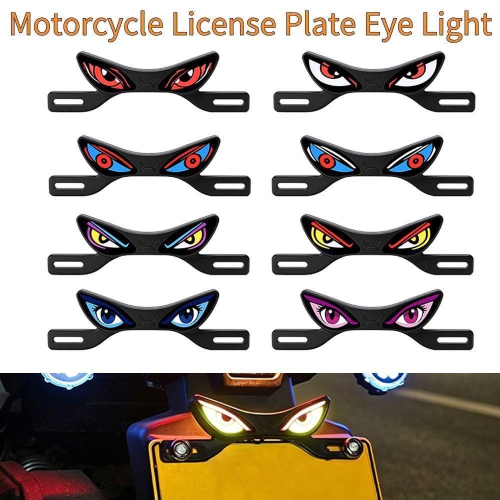 Waterproof Motorcycle License Plate Light Eye Turn Signal Light Motorcycle Accessories