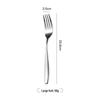 Qianxing 304 Stainless Steel Main Dinner Forks (Set of 5)