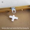 Invisible T-Shaped Nails: Traceless Hanging with Small Hole, Round Head for Clock or Painting - No Drill Required