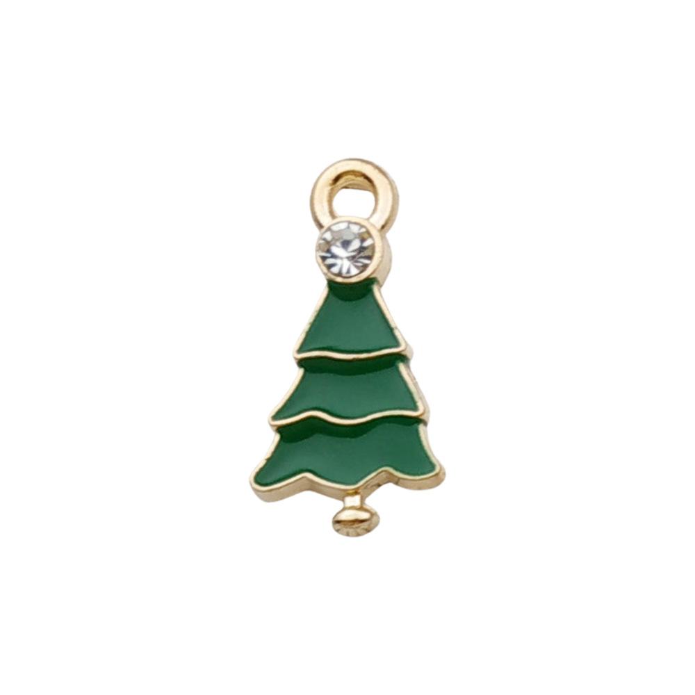 Christmas Decorations Charm Exquisite Diy Jewelry Charms Santa Claus Pendant High Quality Christmas Tree Charms For Earrings