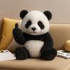 Flip-off Animal Decoration Plush Sassy Hippo Ornament Highland Cow Panda