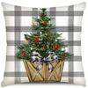 Christmas Themed Pillowcases: Merry, Tree, Truck, and Winter Hello Designs Sofa bed cushion cover, New Year home decoration