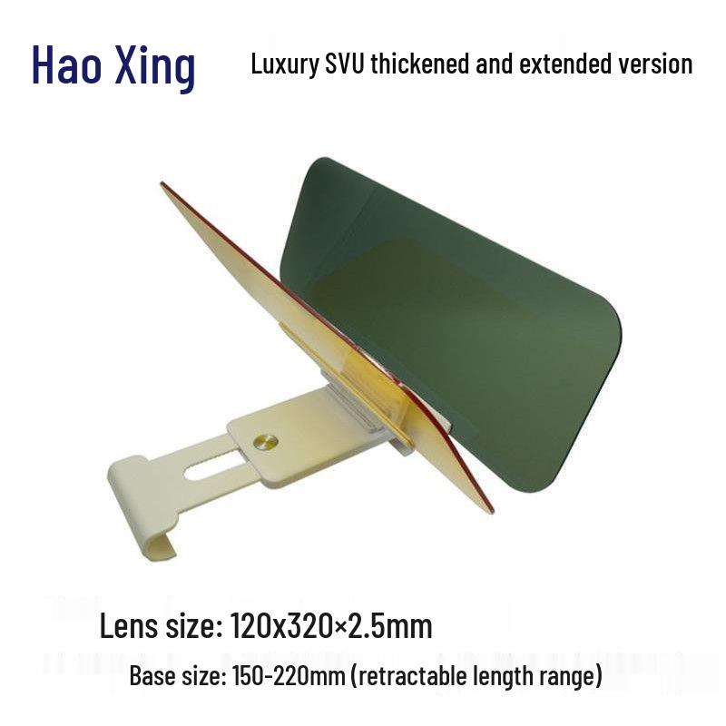 Dual-Use Driver Protection Anti-Glare Car Visor Mirror with Night Vision and Anti-Dazzle Features