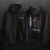 Illustration for a BMW K1600 2011-2021 Owl Motorcycle Fan Hoodie Rider