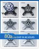 För VOLKSWAGEN VW 4st 135mm Volkswagen Golf Polo Bilfälgscenterkåpor 5-tappar Fälgnavkåpa Navkåpa Logotypmärke Emblem Tillbehör