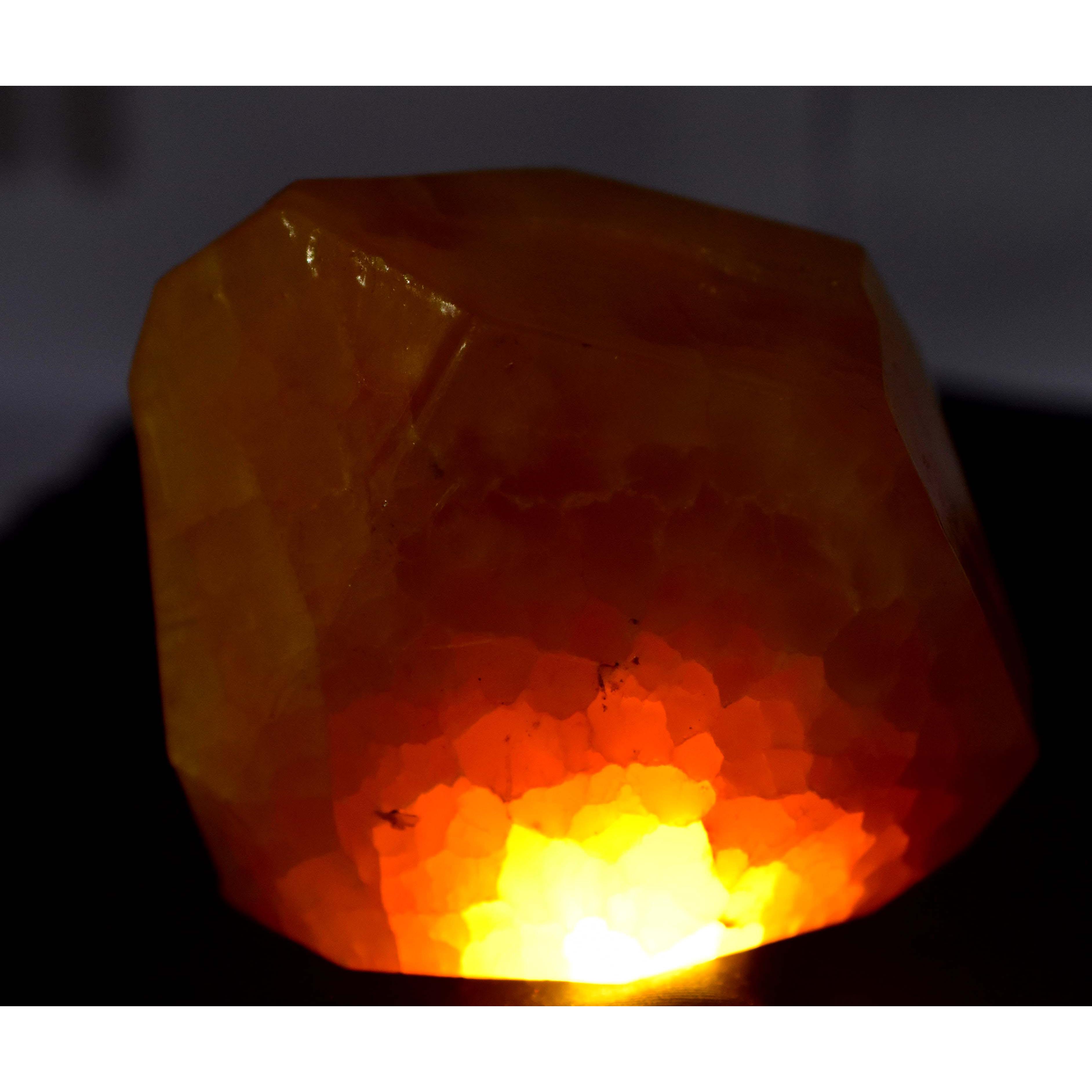 

3066.75 Carat NATURAL Sapphire HUGE ROUGH Earth Mined CERTIFIED Yellow Gemstone. S-0003 86 mm approx жовтий