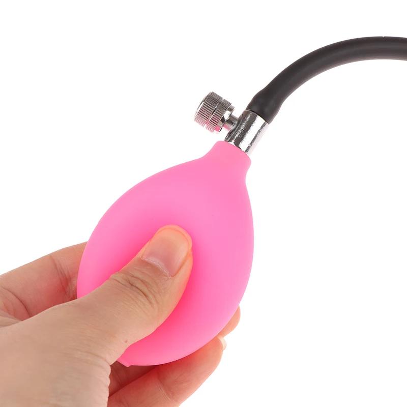 PVC Inflator Bulb Air Pump For Sphygmomanometer Blood Pressure Monitor Handheld Health Care Accessory Ball Plastic/Metal Valves