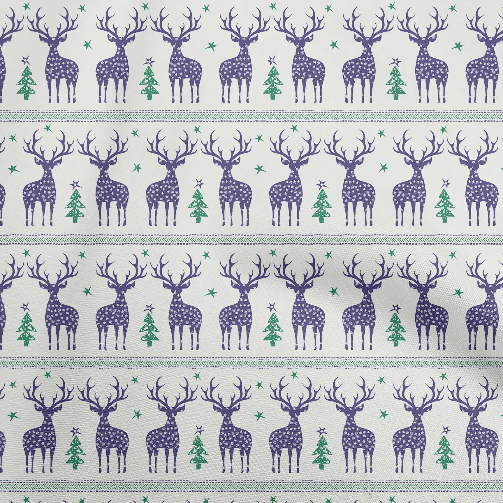 

OneOone Cotton Flex Чорна тканина Різдво Дроворуб Швейні Ремісничі проекти Принти на тканині 40 дюймів 42 Inch Wide - Viscose Chiffon фіолетовий