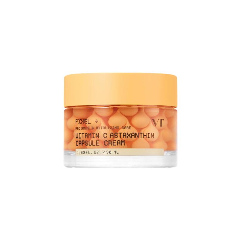 [VT COSMETICS] Vita-Light Vitamin C Astaxanthin Capsule Cream 50ml Intensive Brightening & Antioxidant Glow Therapy