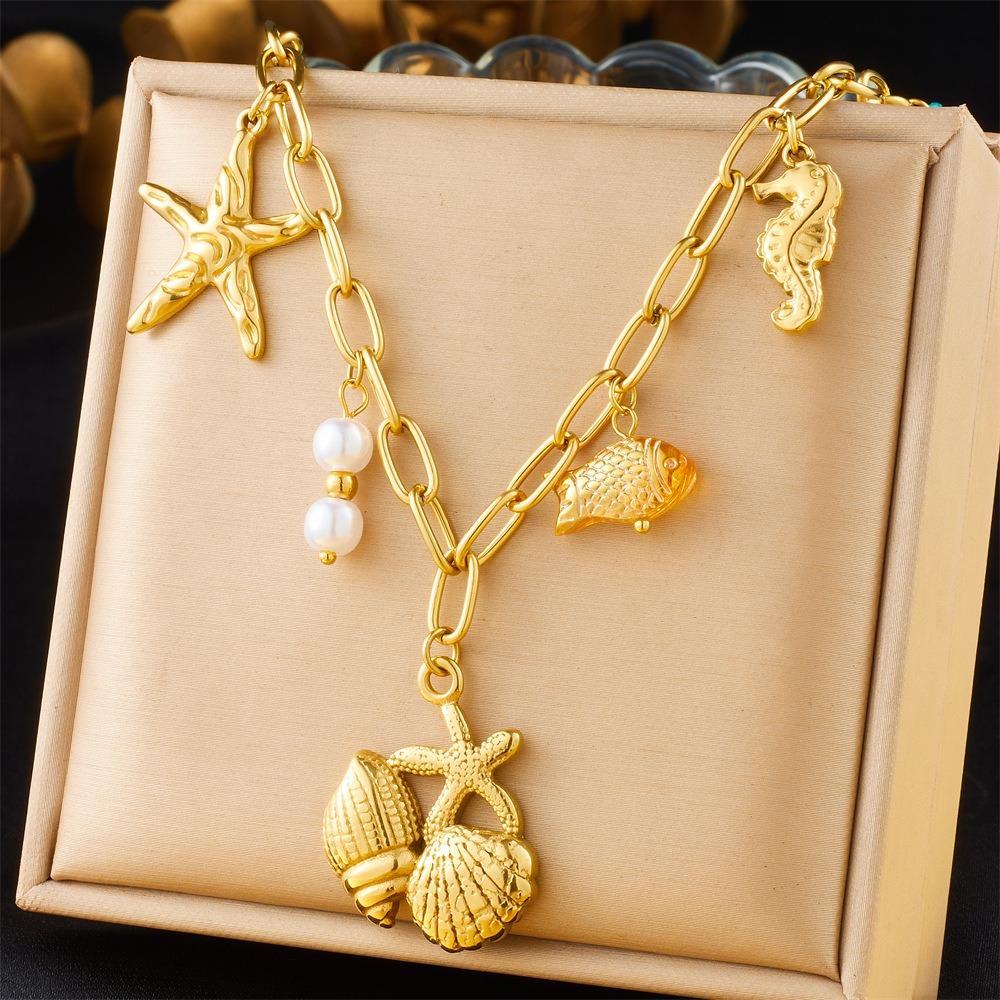 Vintage Eyes of Demon Necklace Delicate Multilayer Pearl Necklace  Streetwear