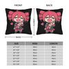 Kasane Teto Loves Bread Chibi Square Pillow Covers Polyester Sofa  Cushion Cover Creative Home Decoration Pillow Cover 45*45