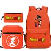 Dragon ball dragon ball three-piece set animation periphery new pencil case set leisure student backpack