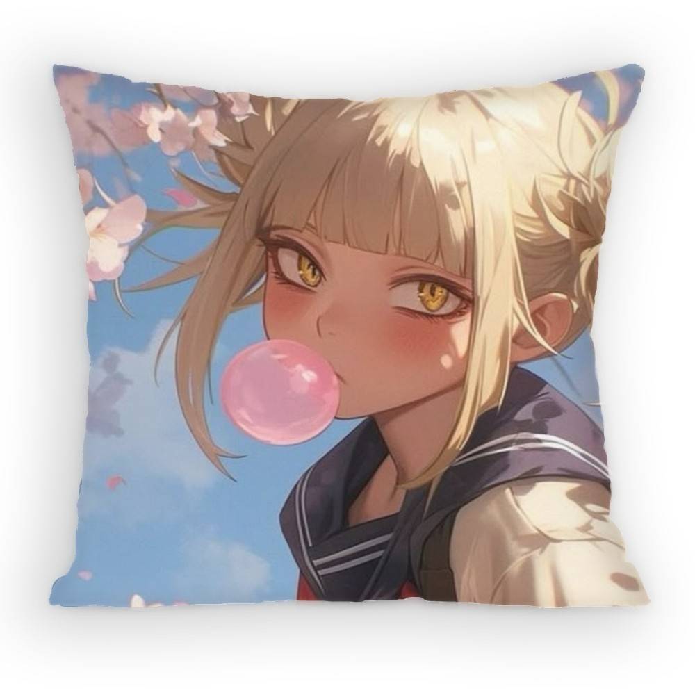 

HHimiko TToga Pillow Case Sofa Living Room Bedroom Headboard Backrest Cushion Square Cushion Nap Time 30x30 cm