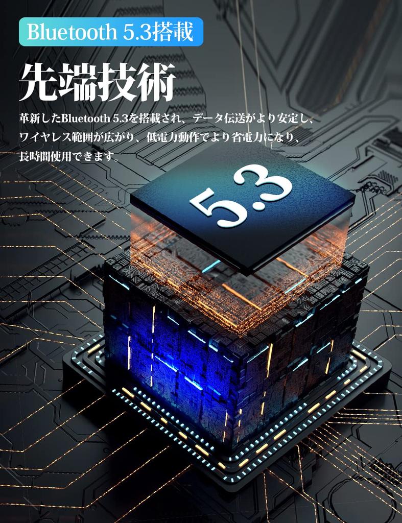 Earphones with Wireless Bluetooth Air Conduction Conduction Comfortable Call Noise Automatic Long Japanese Fast Compatible with Japanese Instruction