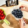 Gourd-shaped Fruit Washing Basket with Handle Draining Basket Vegetable Fruit Strainer  Salad Prep