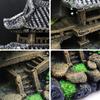 Resin Chinese 3D Printing Ancient Architectural Model Fish Shrimps Shelter House Layout Props For Fish Tank Aquarium Decoration