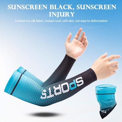 Arm Sleeves Bicycle Sleeves UV Protection Unisex Running Cycling Sleeves Sunscreen Nylon Cool Arm Warmer Sun MTB Arm Cover Cuff
