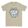 Hachiware In Blue Pajamas Chiikawas T Shirt Unisex 100 Cotton Tshirt Round Collar Tee Shirt Short Sleeve Clothing Printed