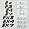 Car Rear Trunk Letters Logos Badge Emblem Decals Sticker For IX3 G08 Boot Words Replacement Decoration Accessories UK8