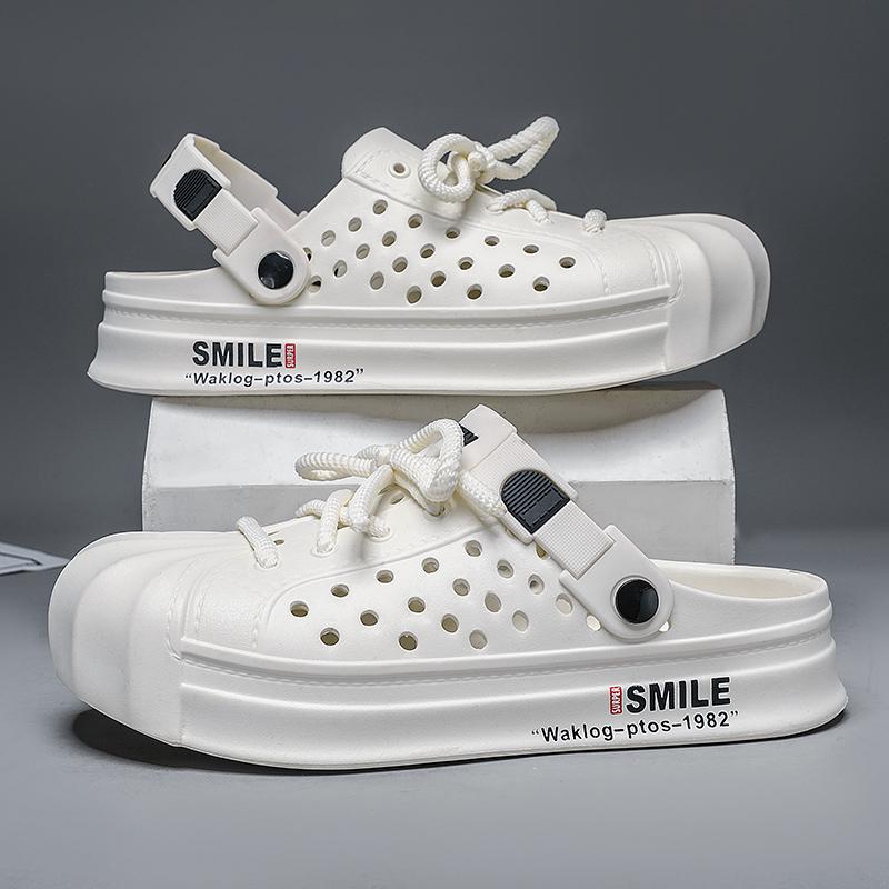 Мода Модные мужские пляжные сандалии Сабо для отдыха Удобные домашние тапочки Трендовая — фото 4