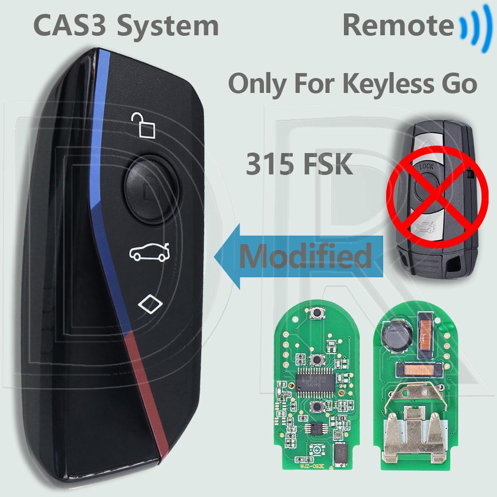 DR CAS3 System ID46 Chip 315/434/868 MHz Halbe Smart/Keyless Go Auto-Fernschlüssel für BMW 1 3 5 X3 X5 X6 E60 E61 E70 E71 E87 E90 Z4