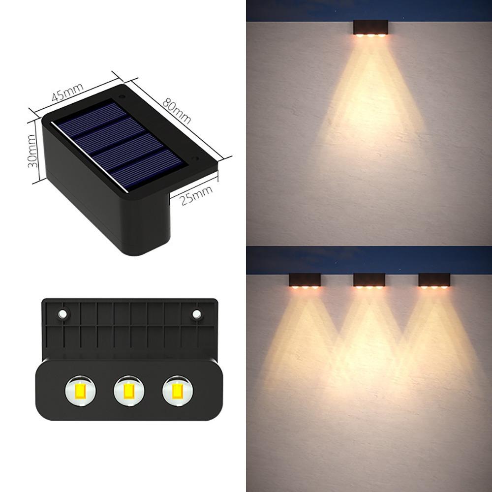 Rainproof Solar Step Lighting Solar Charging Solar Pathway Lights Garden Fence Light Pathway