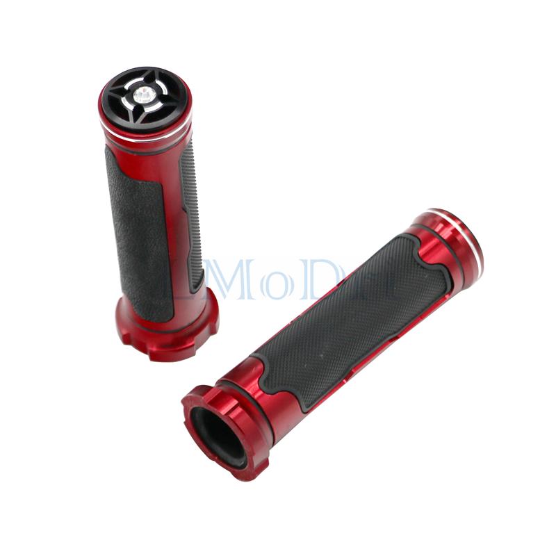 LMoDri Universal 7/8'' 22MM Motorcycle Handle Grips Racing Handlebar Grip for KTM Honda Kawasaki Yamaha Suzuki Ducati
