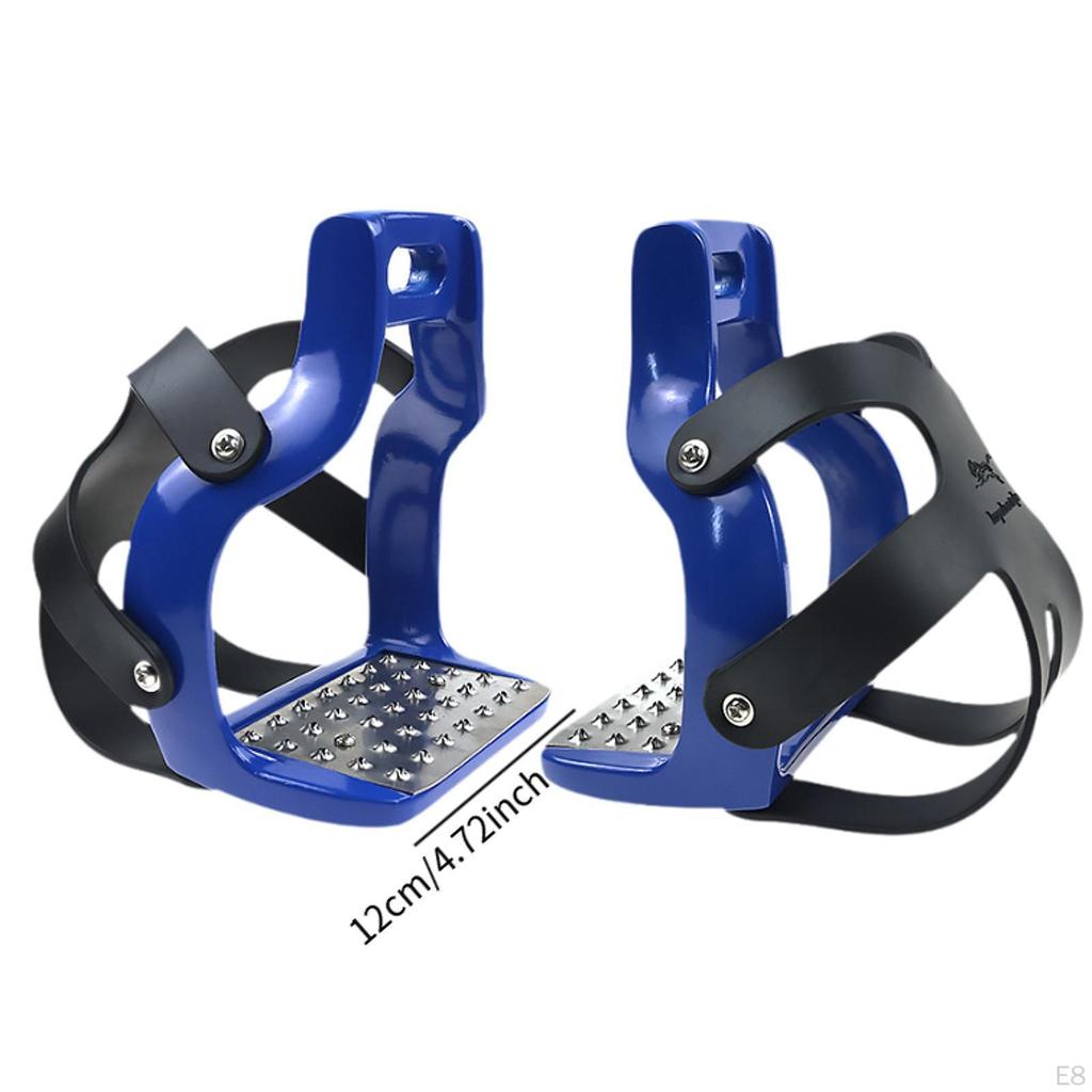 2 Pieces Horse Riding Stirrups Equestrian Equipment Accessories Replacement Outdoor Sports Repairing