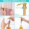 1/5Pcs Coffee 750ML Dispenser Syrup Pump Black Liquid Dispenser For Syrup 10Ml Juice Bottle Dispenser Pump
