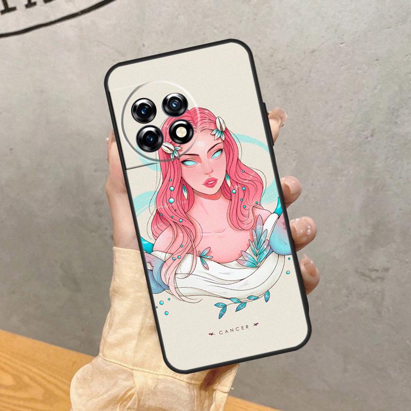 Horoscope Girl Scorpio Taurus Virgo Case For OnePlus Nord 5 CE 2 3 4 Lite N20 N30 OnePlus 15 13 12 11 13T 10T 12R 13R 15R Cover