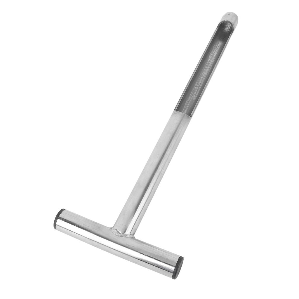 Vzorkovač půdy se 2 vzorkovacími sáčky Opakovaně použitelný nerezový T-rukojeť Půdní sonda pro péči o rostliny