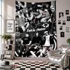 Wall TapestryTokio Hotel Art Hanging Cloth Decorative Background Cover for Room Decoration